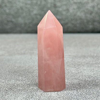 Natural Rose Quartz Tower