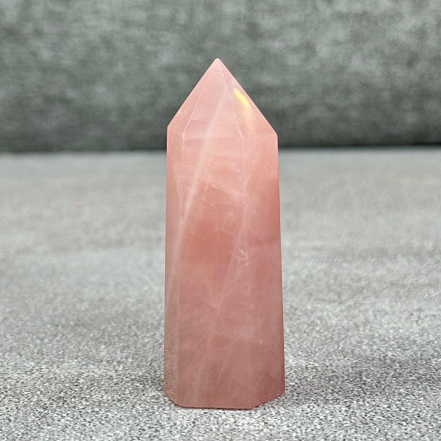 Natural Rose Quartz Tower