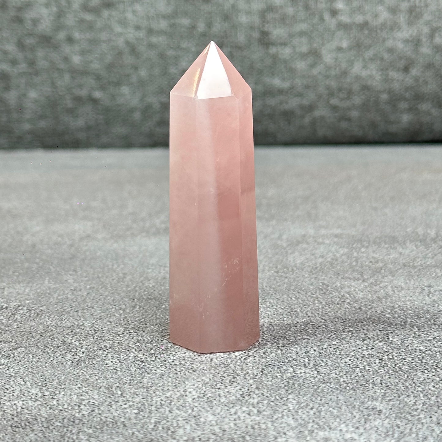 Natural Rose Quartz Tower