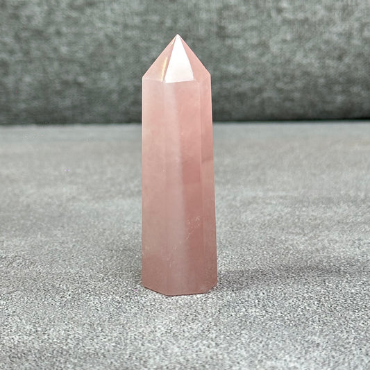 Natural Rose Quartz Tower