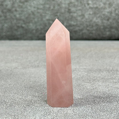 Natural Rose Quartz Tower