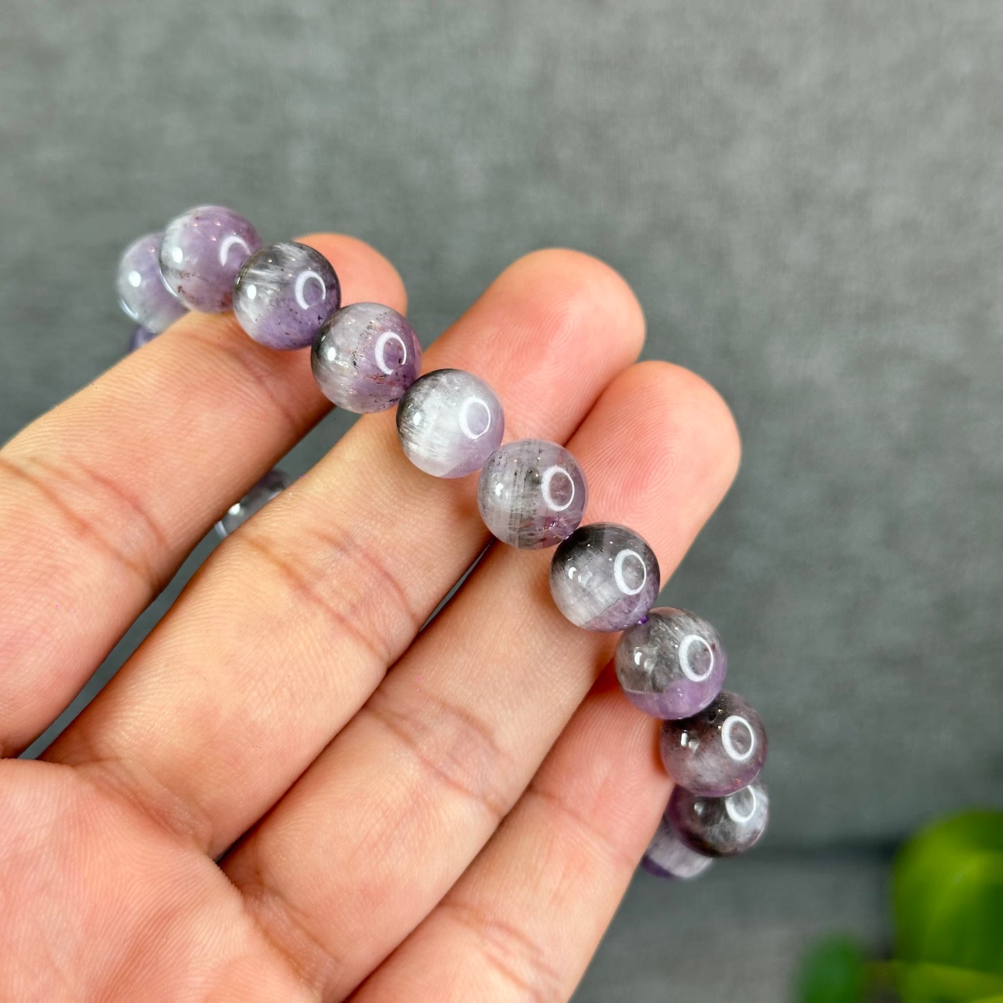 Natural Auralite Bracelet Size 10.3 mm