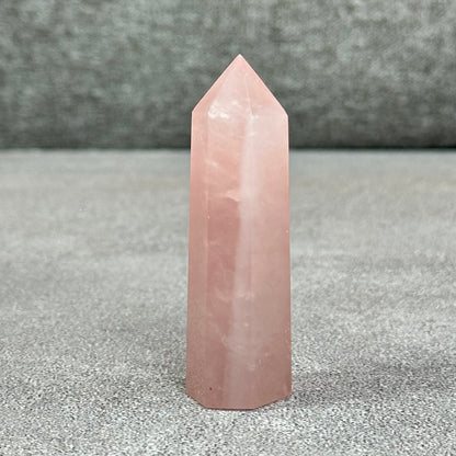 Natural Rose Quartz Tower