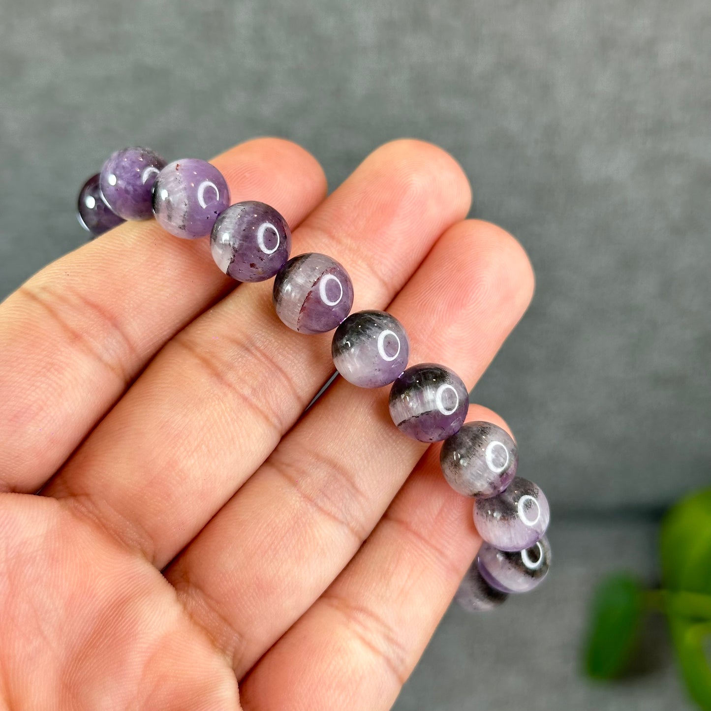 Natural Auralite Bracelet Size 10.3 mm