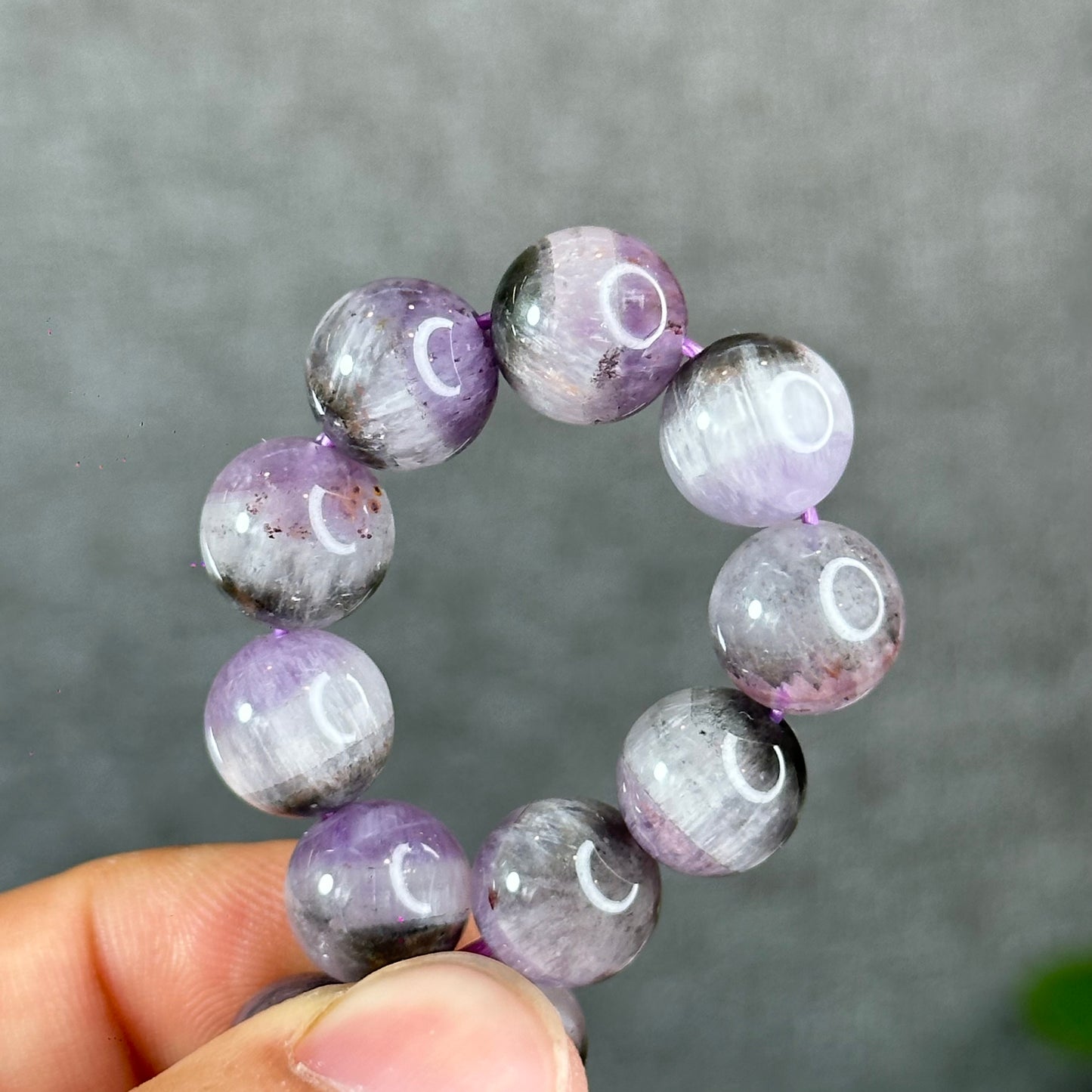 Natural Auralite Bracelet Size 10.3 mm