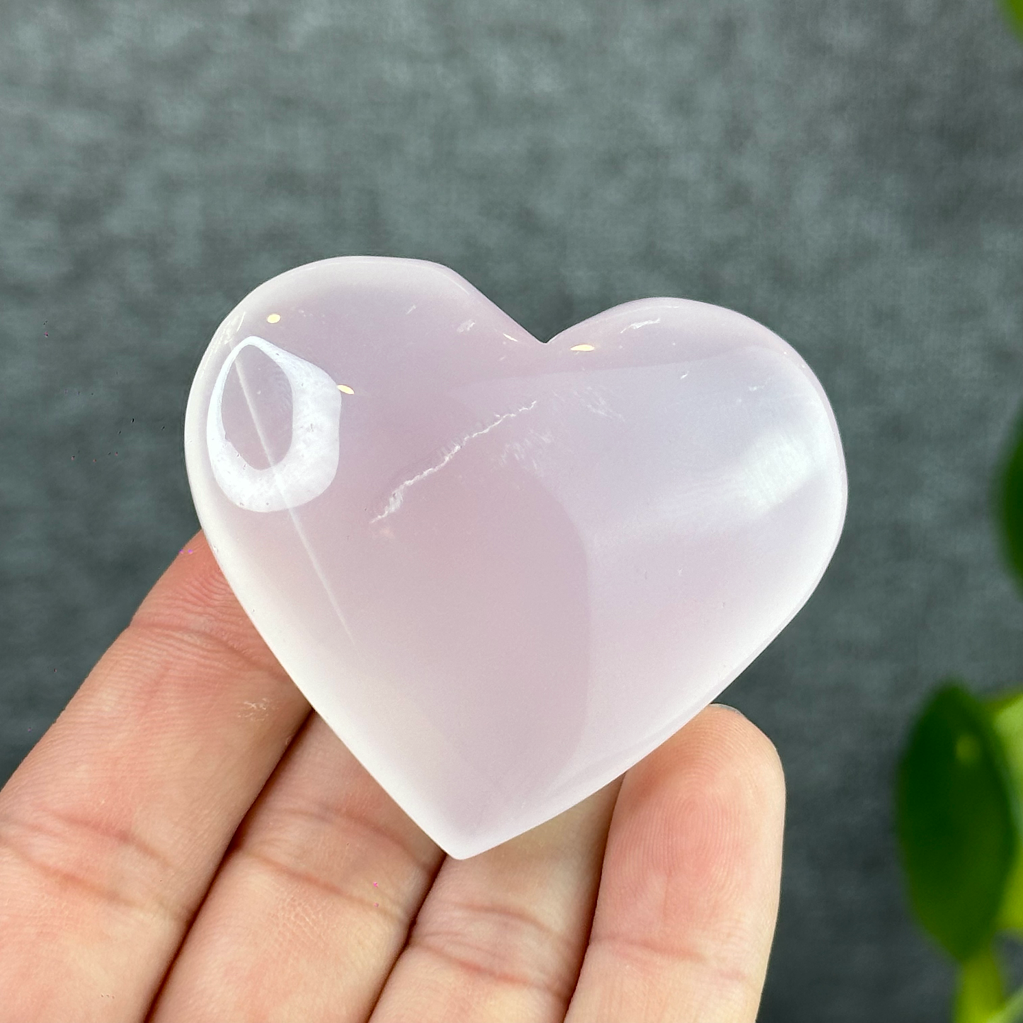 Heart Rose Quartz Figurine