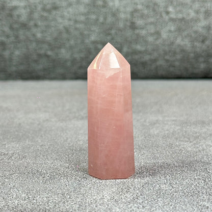 Natural Rose Quartz Tower