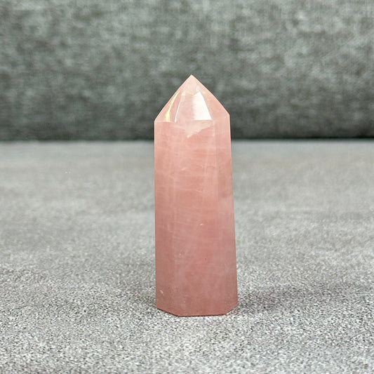 Natural Rose Quartz Tower