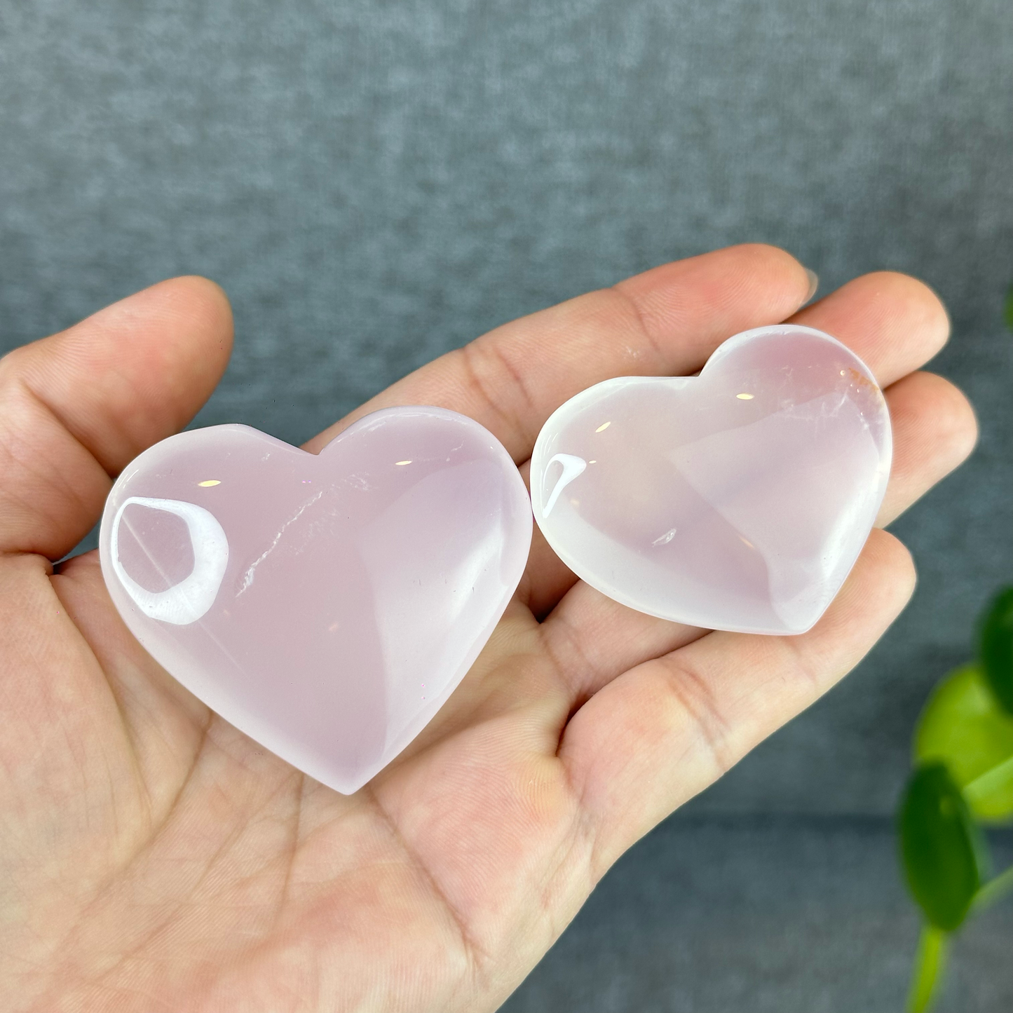 Heart Rose Quartz Figurine