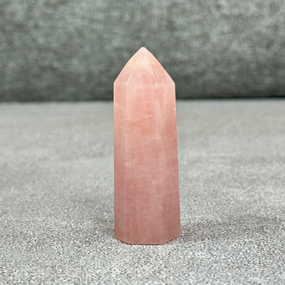 Natural Rose Quartz Tower