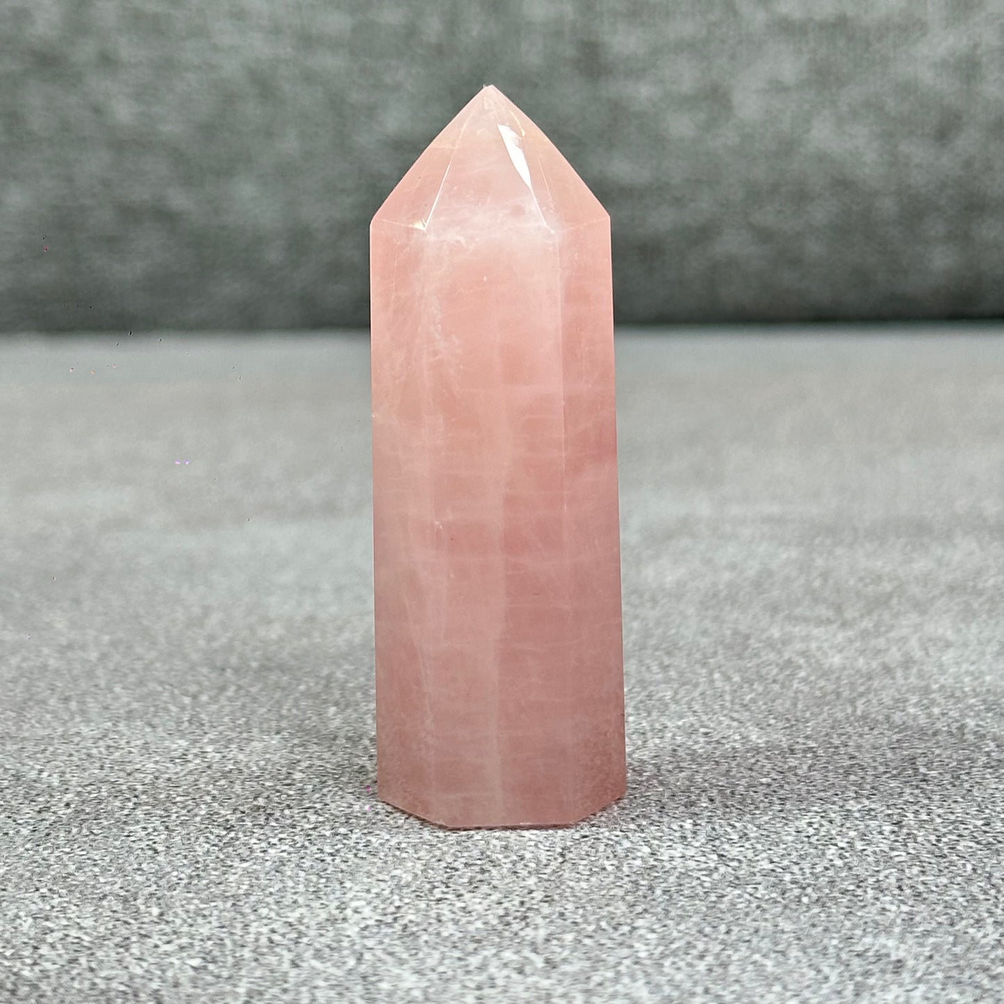 Natural Rose Quartz Tower