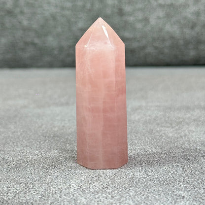 Natural Rose Quartz Tower