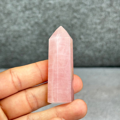 Natural Rose Quartz Tower