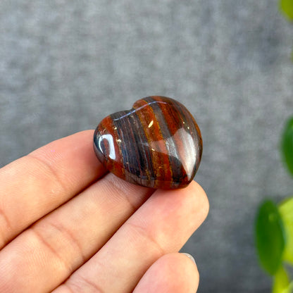 Iron Tiger Eye Heart