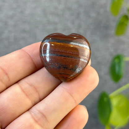 Iron Tiger Eye Heart