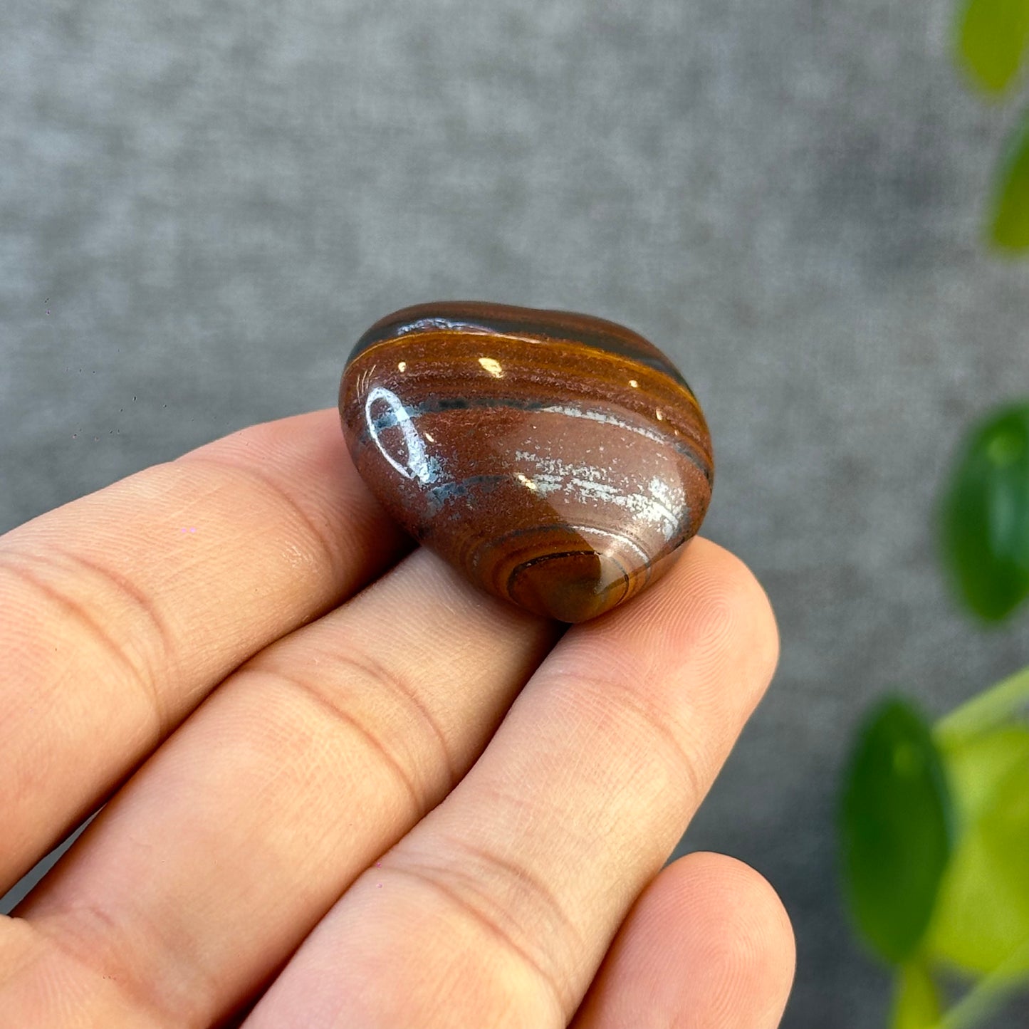 Iron Tiger Eye Heart