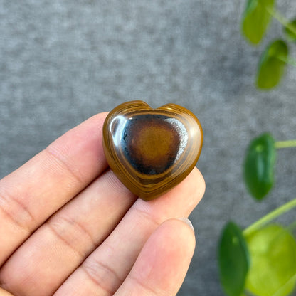 Iron Tiger Eye Heart