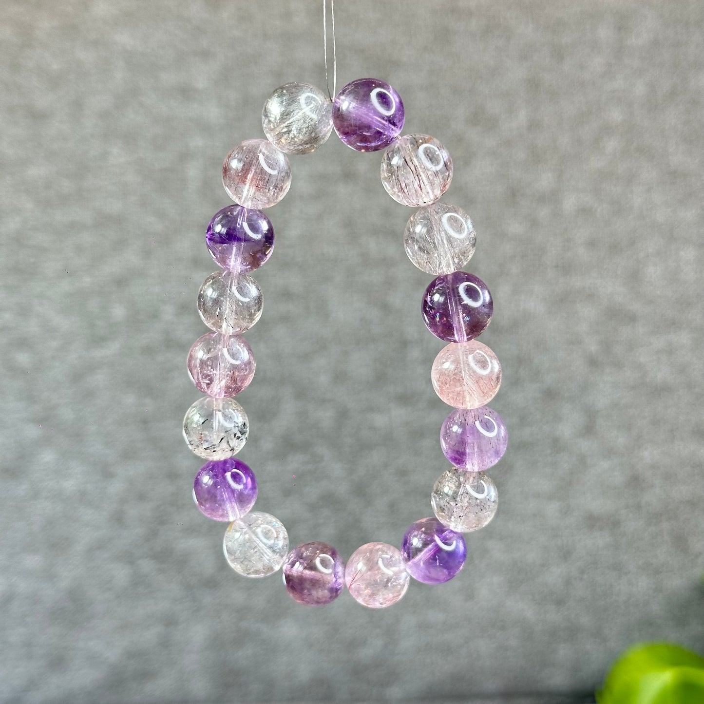 Natural Super 7 Bracelet Size 11.5 mm