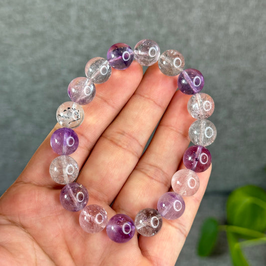 Natural Super 7 Bracelet Size 11.5 mm