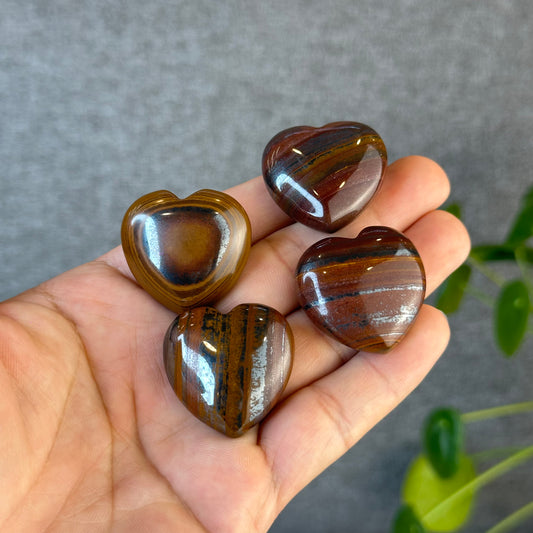 Iron Tiger Eye Heart