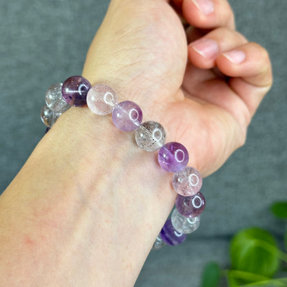 Natural Super 7 Bracelet Size 11.5 mm