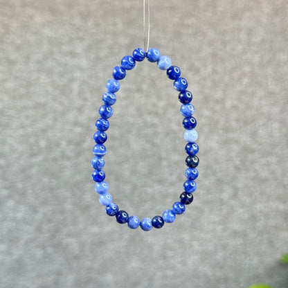 Natural Blue Sodalite Bracelet Size 6 mm
