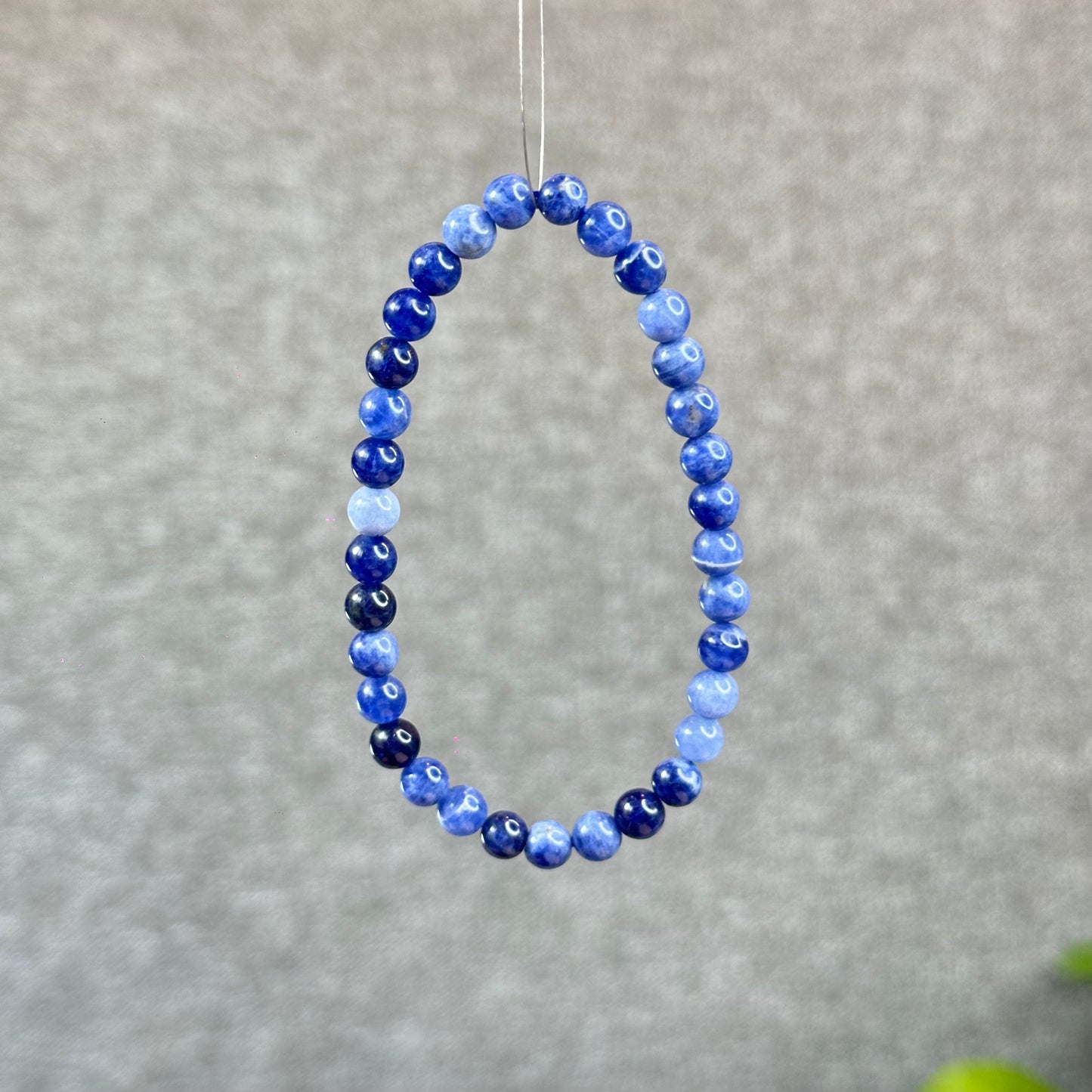 Natural Blue Sodalite Bracelet Size 6 mm