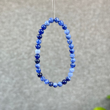 Natural Blue Sodalite Bracelet Size 6 mm