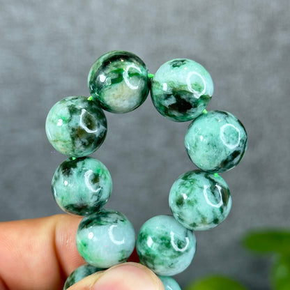 Apple Green Son Thuy Jadeite Jade Bracelet Size 12.5-13 mm