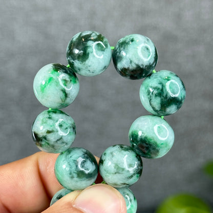 Apple Green Son Thuy Jadeite Jade Bracelet Size 12.5-13 mm