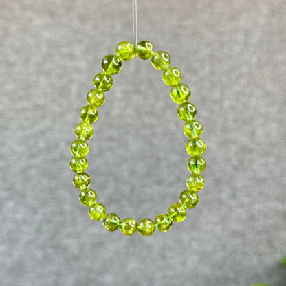 Natural Peridot  Bracelet Size 8 mm
