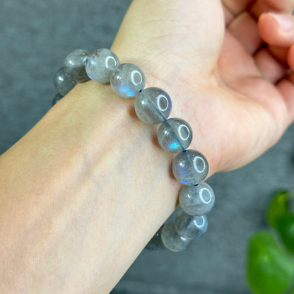 Natural Labradorite VIP Bracelet Size 12 mm