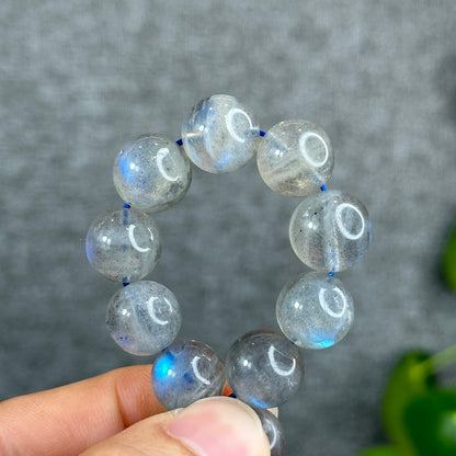 Natural Labradorite VIP Bracelet Size 12 mm