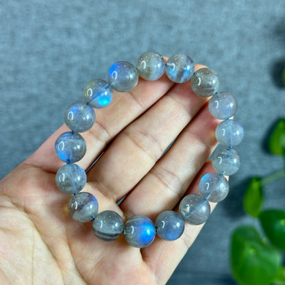 Natural Labradorite VIP Bracelet Size 12 mm