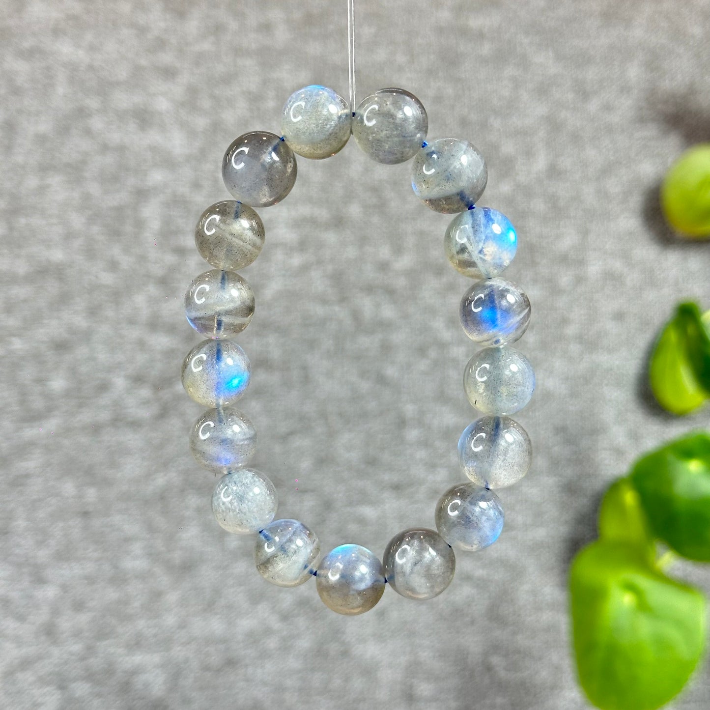 Natural Labradorite VIP Bracelet Size 12 mm