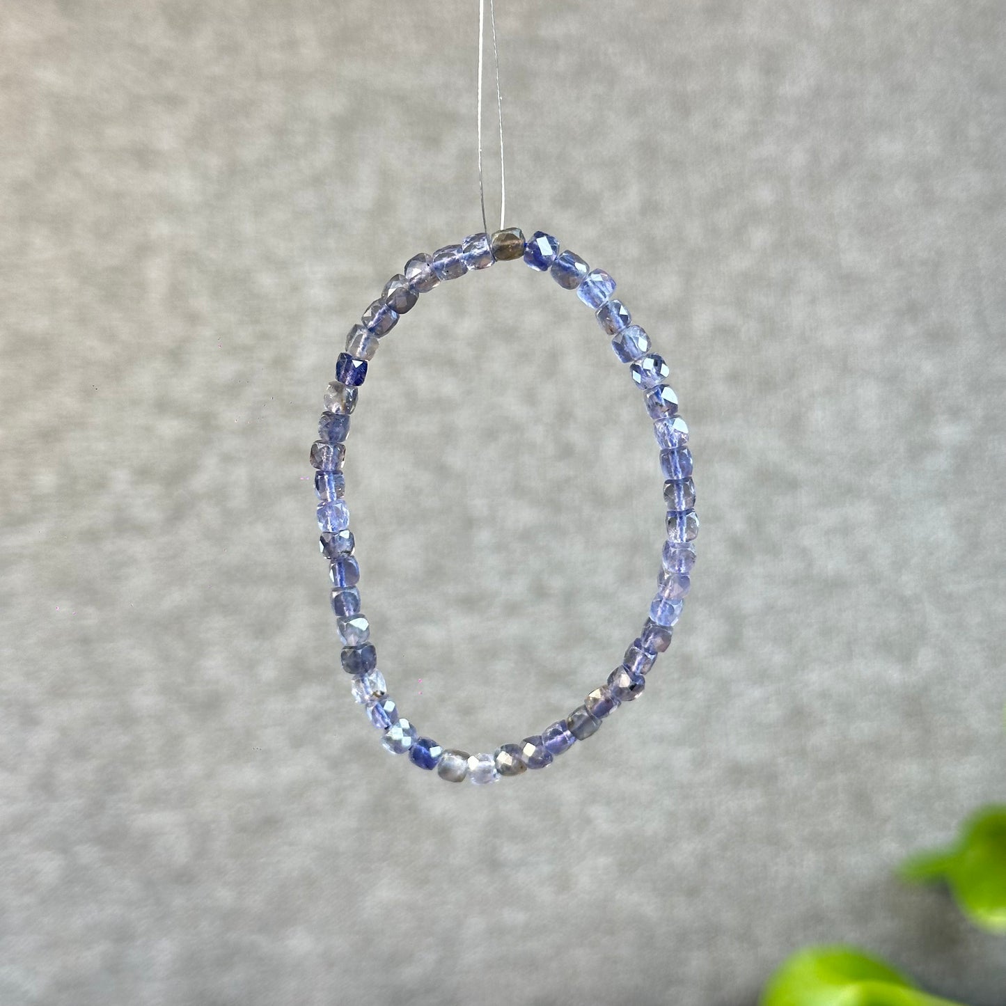 Natural Lolite Bracelet Size 4 mm