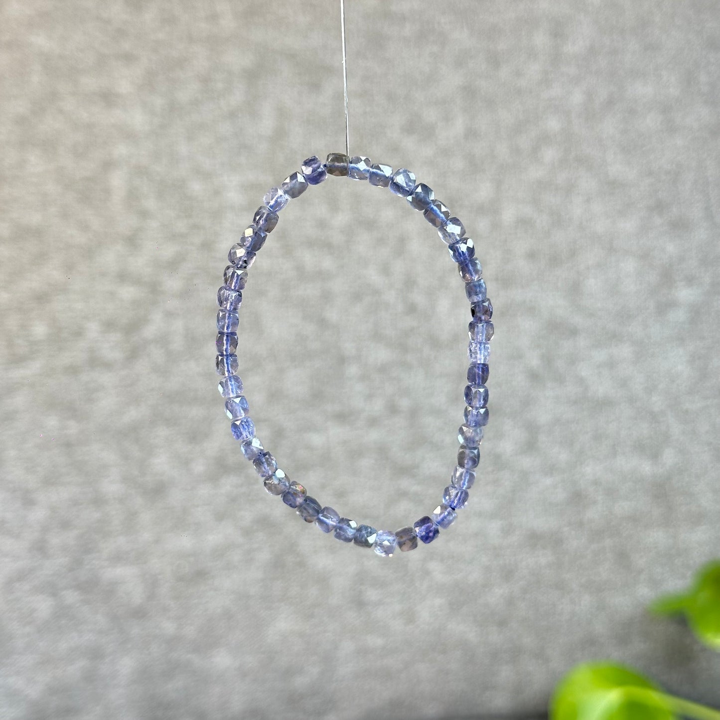Natural Lolite Bracelet Size 4 mm