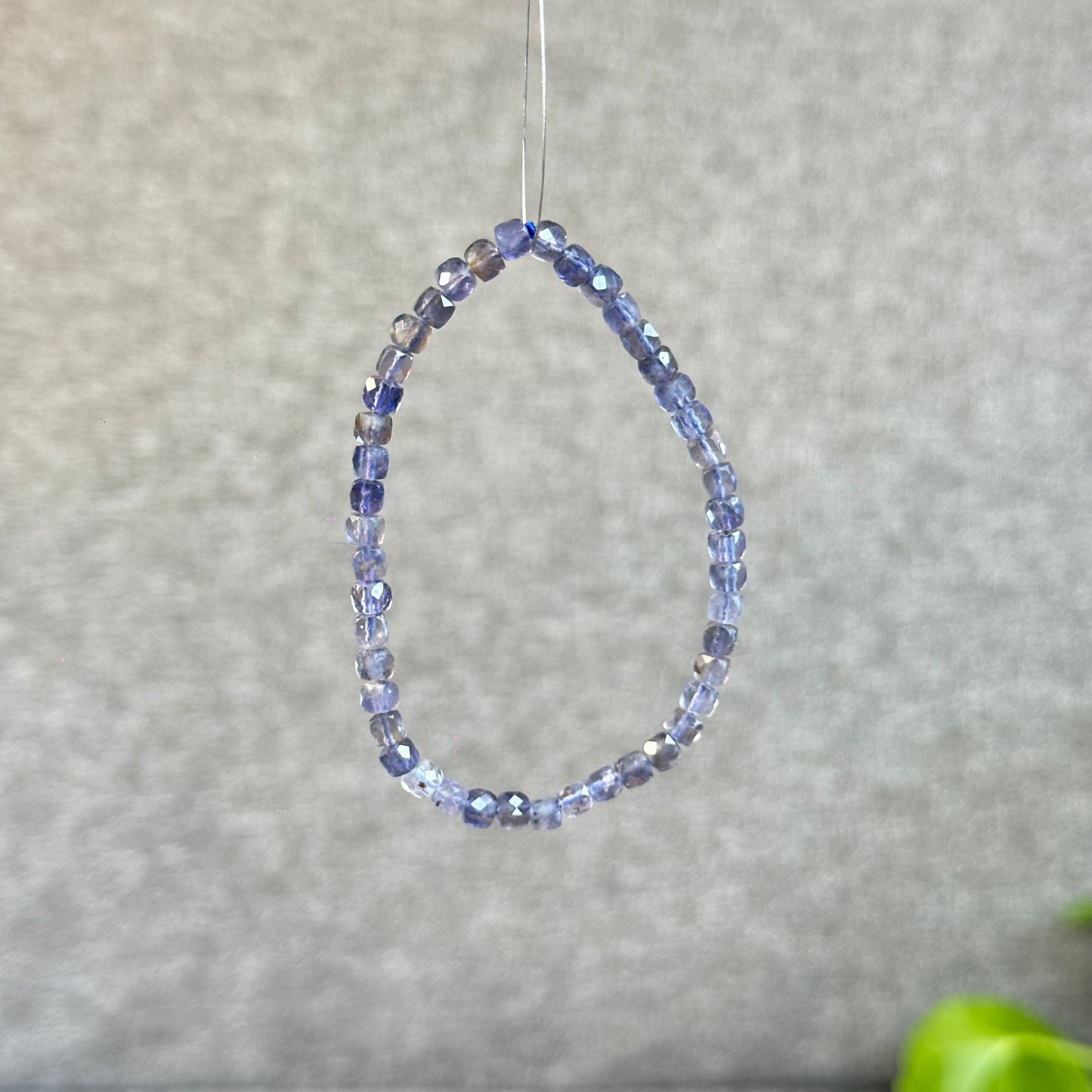 Natural Lolite Bracelet Size 4 mm