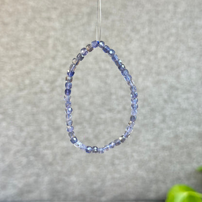 Natural Lolite Bracelet Size 4 mm