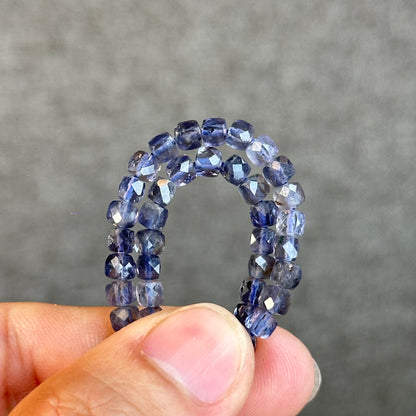 Natural Lolite Bracelet Size 4 mm