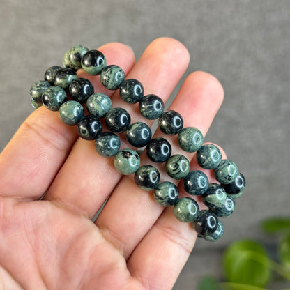 Bracelet triple tour Kambaba Jasper Taille 8,5 mm