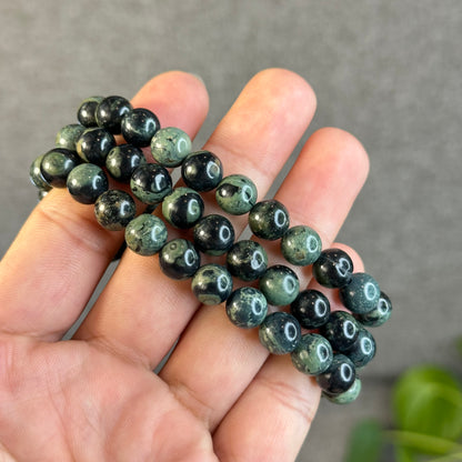 Bracelet triple tour Kambaba Jasper Taille 8,5 mm