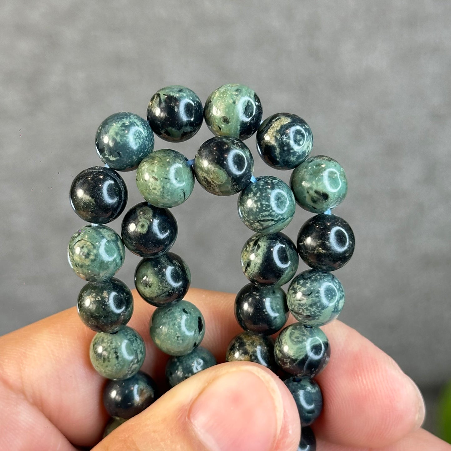 Bracelet triple tour Kambaba Jasper Taille 8,5 mm