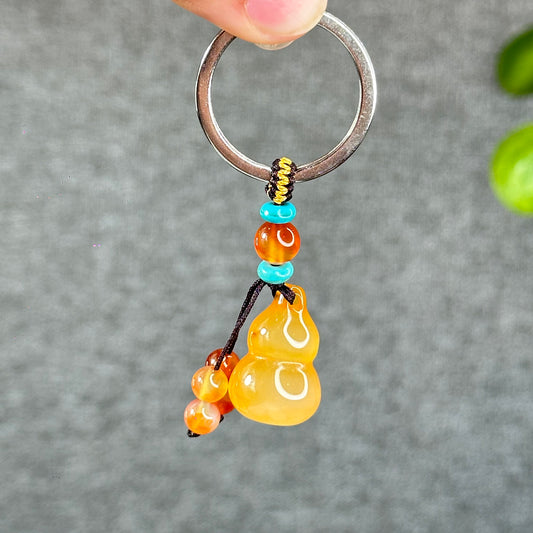 Natural Golden Ho Lo Agate Accessory