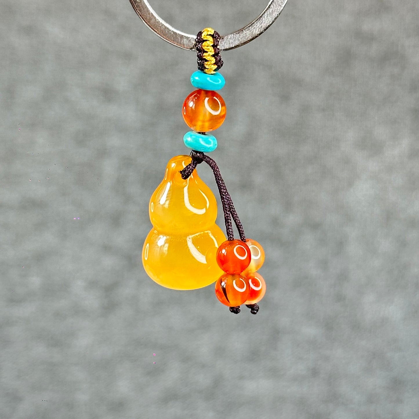 Natural Golden Ho Lo Agate Accessory