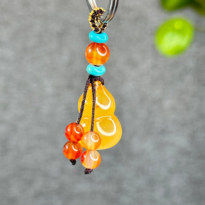 Natural Golden Ho Lo Agate Accessory