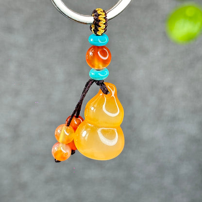 Natural Golden Ho Lo Agate Accessory