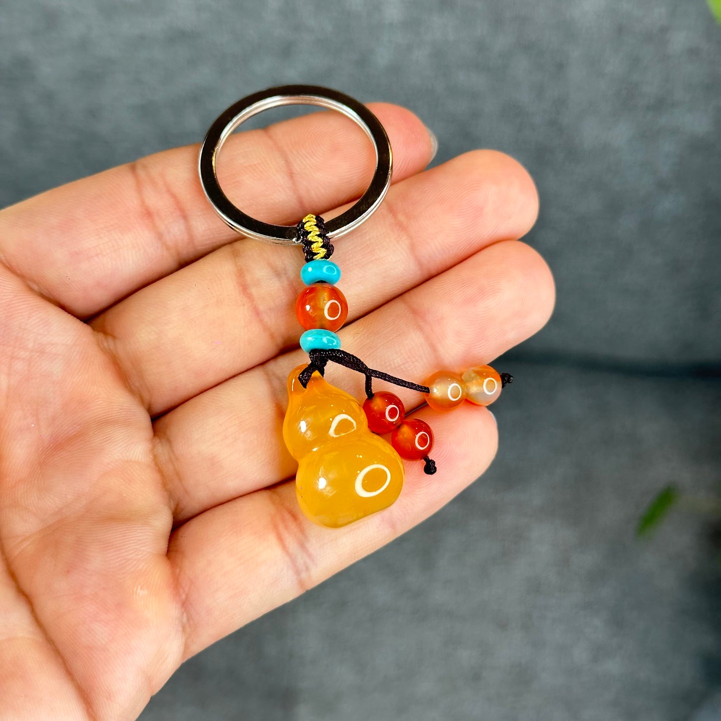 Natural Golden Ho Lo Agate Accessory