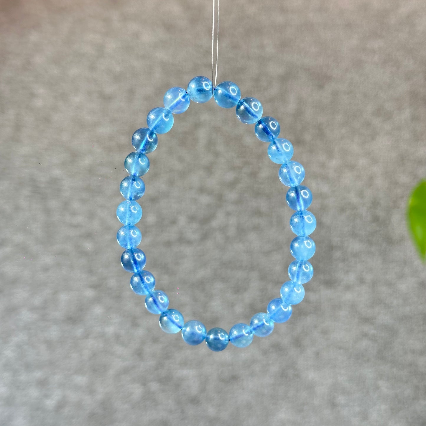 Natural Aquamarine Bracelet Size 7.2 mm