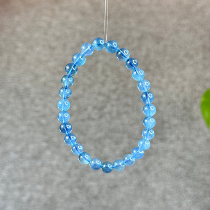 Natural Aquamarine Bracelet Size 7.2 mm